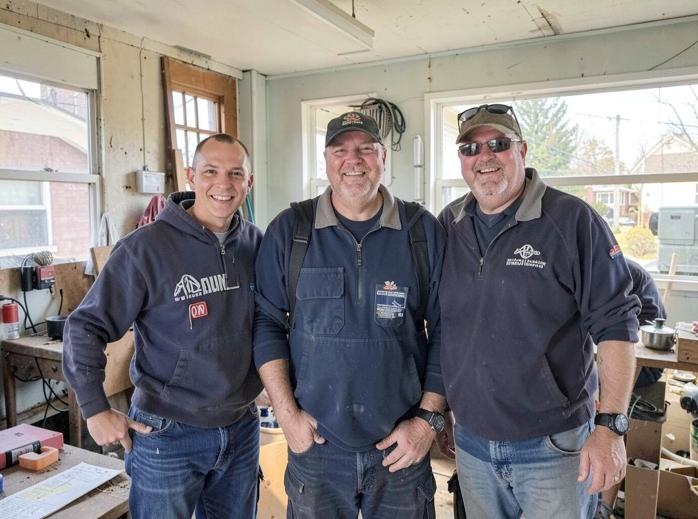 The Orem Roof & Leak Pros team at work in Orem