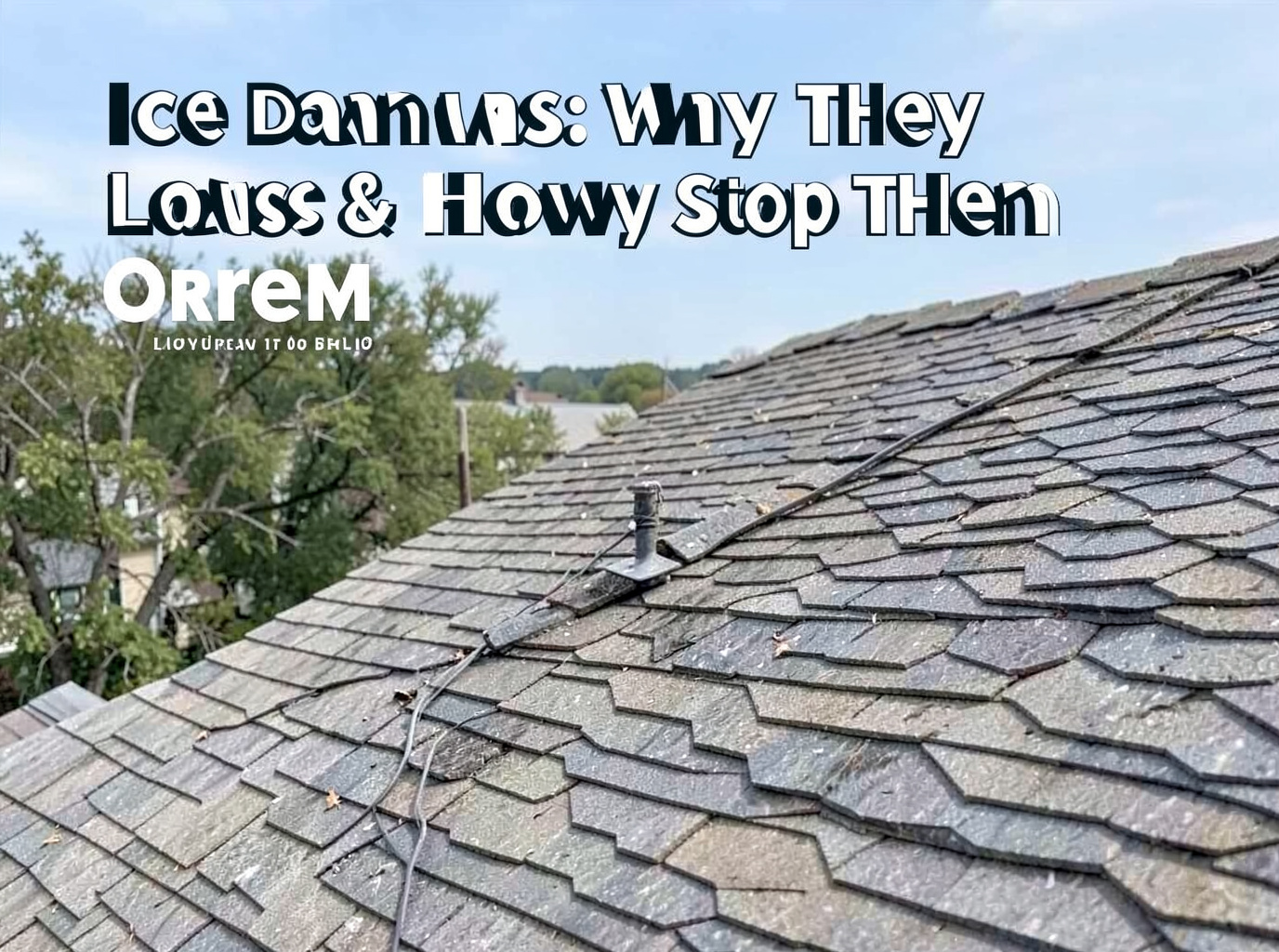 Ice Dams: Why They Cause Leaks & How to Stop Them