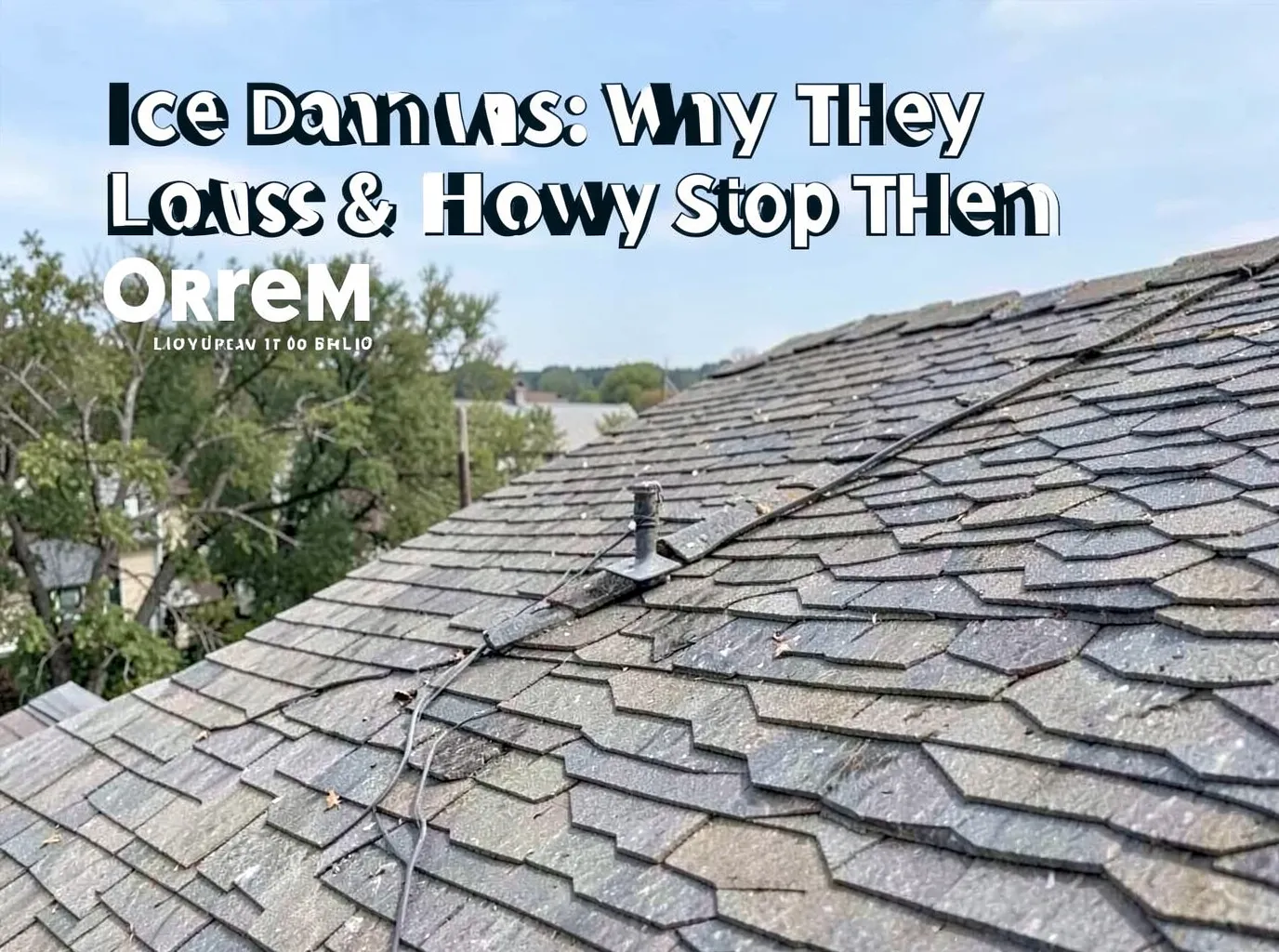 Ice Dams: Why They Cause Leaks & How to Stop Them