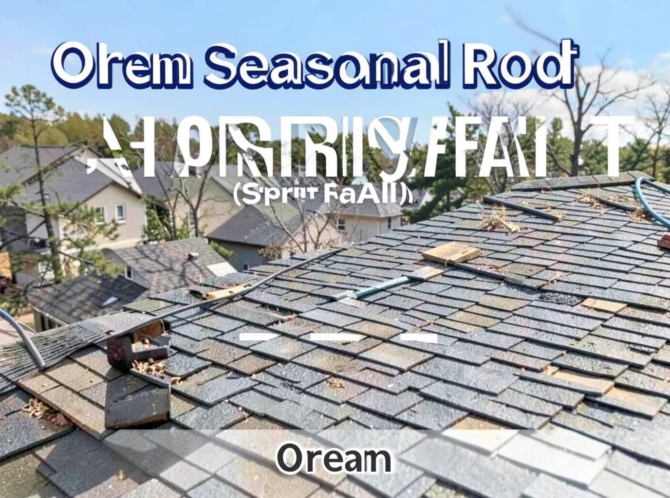 Orem Seasonal Roof Maintenance Checklist (Spring/Fall)