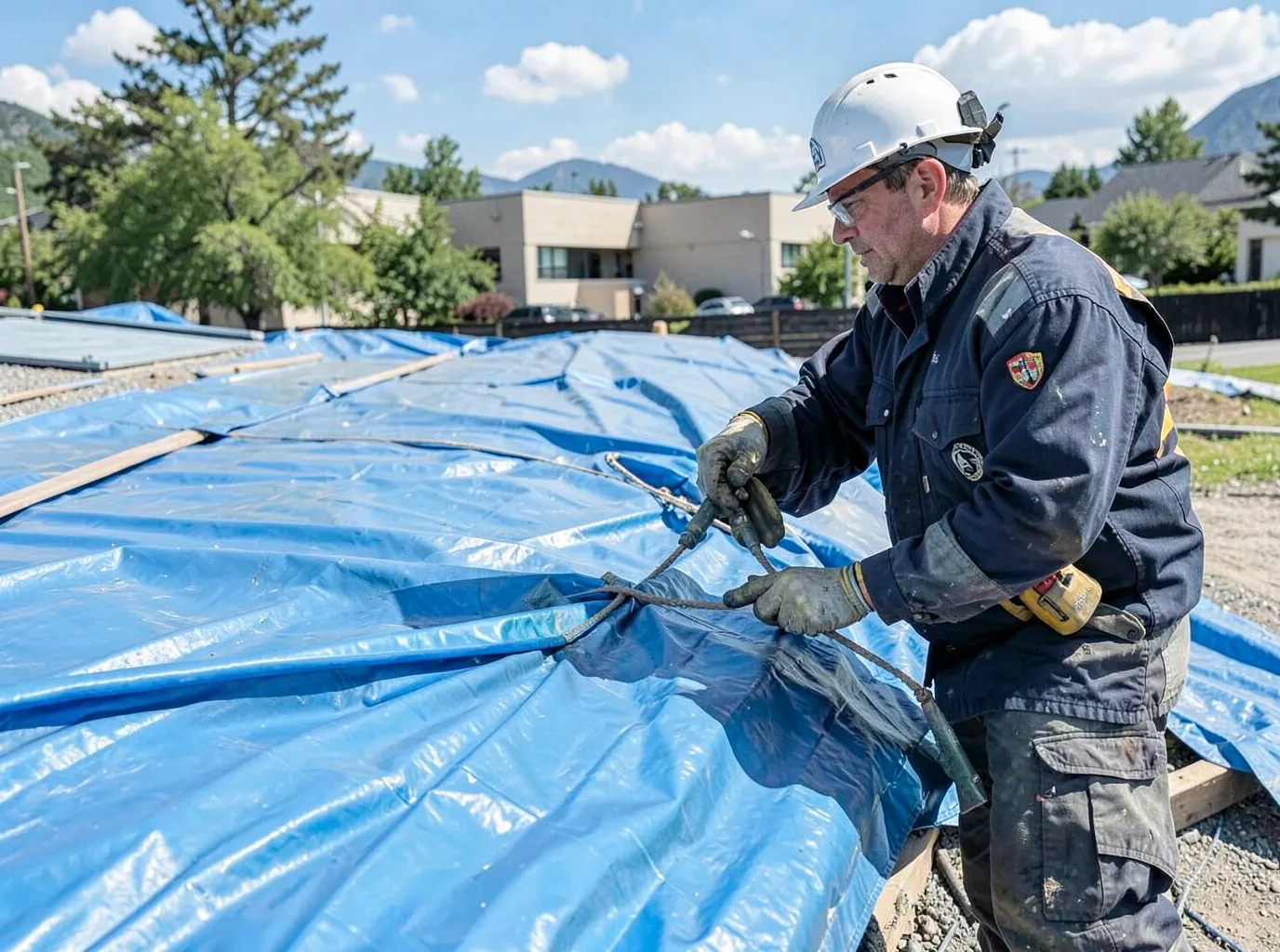 Emergency Roof Tarping in Orem
